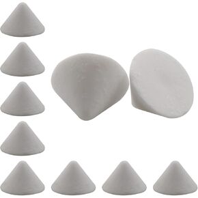 Moveable Nail MEETOOT 10PCS Reusable Ceramic Refractory Support Nails High Temperature Resistant Pottery Tools Ceramic Tool for Pottery Kiln Oven, Refractory Support Nail