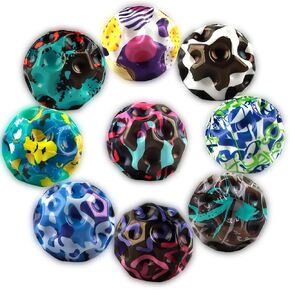 9 Pack Moon Space Bouncy Balls for Kids, Super Bouncy Balls for Kids, Bouncing Balls, Easter Busket Stuffers, Easter Toys for Boys Aged 3 4 5 6