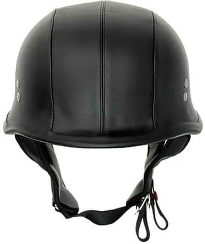 Outlaw T99 German Style Motorcycle Half Helmet for Men & Women DOT Approved - Adult Unisex Skull Cap for Bike Scooter Moped in Saudi Arabia