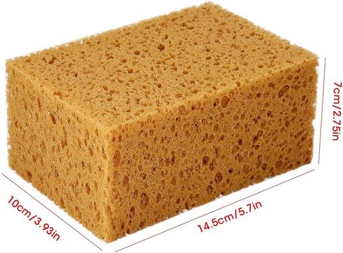 Grout Sponge, Car Wash Sponge, Shape Handheld Nonslip Sponge Washing Cleaner Tool for Car Auto Motorcycle (1pc) in Saudi Arabia