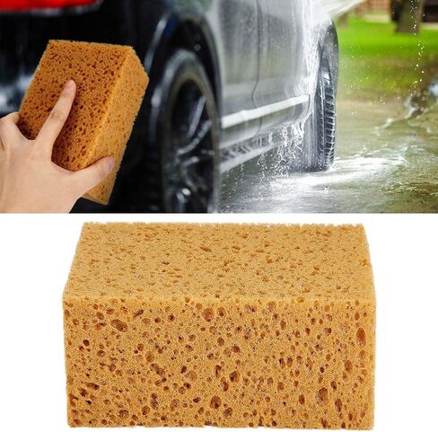 Grout Sponge, Car Wash Sponge, Shape Handheld Nonslip Sponge Washing Cleaner Tool for Car Auto Motorcycle (1pc) in Saudi Arabia