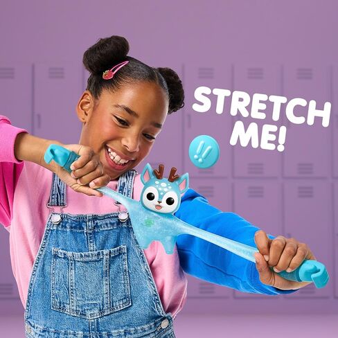 Little Live Pets Hug n' Hang Zoogooz - Duroo Deer. an Interactive Electronic Squishy Stretchy Toy Pet with 70+ Sounds & Reactions. Stretch, Squish & Link Their Hands. Display Them & Hang Them Around in Saudi Arabia