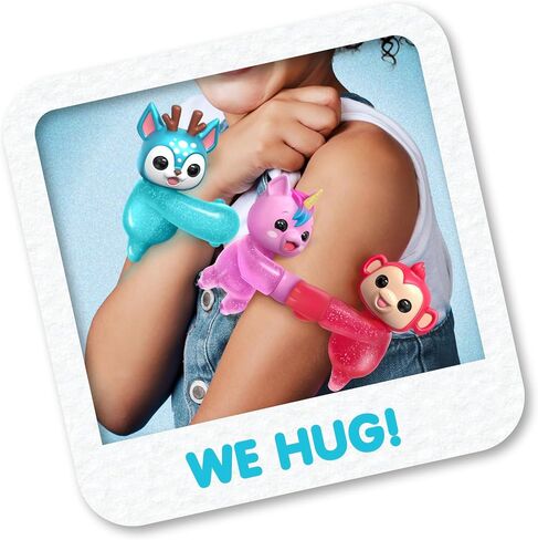 Little Live Pets Hug n' Hang Zoogooz - Duroo Deer. an Interactive Electronic Squishy Stretchy Toy Pet with 70+ Sounds & Reactions. Stretch, Squish & Link Their Hands. Display Them & Hang Them Around in Saudi Arabia