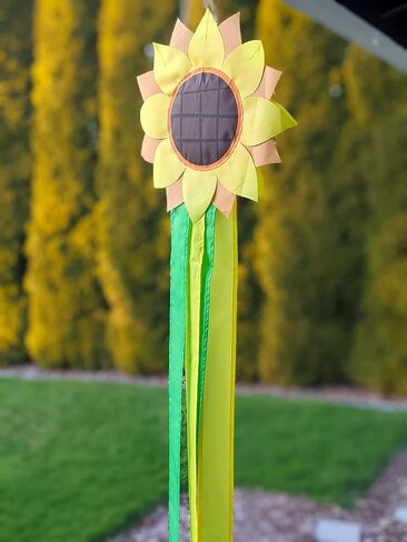 Madrona Brands Sunflower Windsock | Durable Outdoor Hanging Decoration | Yard, Garden, Patio, Home and More | 42-Inch in Kuwait