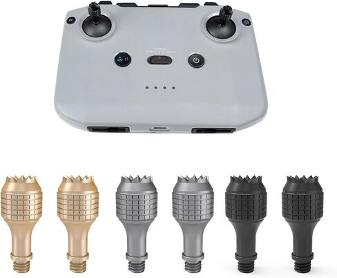 BEHORSE 3 أزواج RC-N1/N2 عصا تحكم ذكية من الألومنيوم للتحكم عن بعد لـ DJI Mini 4K/Mini 3/Mini 3 Pro/Mavic Air 2/Air 2S/Mini 2/Mini 2 SE/Mavic 3/Mavic 3 Pro ملحقات الطائرة بدون طيار in Kuwait