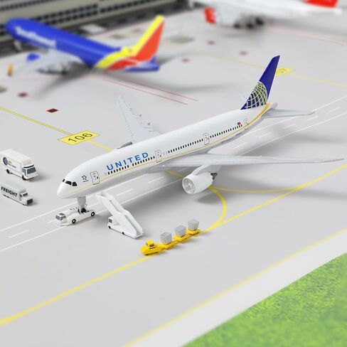 747 Delta Model Airplane 1/300 Diecast Metal Airplane Model Kits (with Stand) Boeing 747 Airlines Plane for Aviation Enthusiasts Gifts, Display Collections or Desk Decor -8 inches L in Kuwait