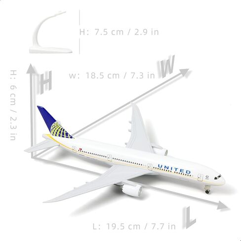 747 Delta Model Airplane 1/300 Diecast Metal Airplane Model Kits (with Stand) Boeing 747 Airlines Plane for Aviation Enthusiasts Gifts, Display Collections or Desk Decor -8 inches L in Kuwait