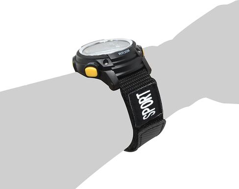 Bandini Nylon Sports Watch Band Strap - 20mm, 22mm, 18mm, 24mm, 26mm - Hook Loop & Fastening - Waterproof - Black, Red, Blue, Green, Orange in Saudi Arabia