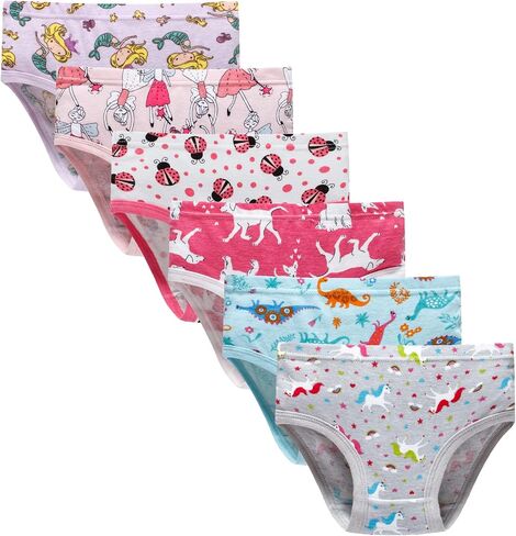 Dolphin&Fish Girls Soft Panties Cotton Toddler Girl Underwear Fashion For Little Girls Undies in Saudi Arabia