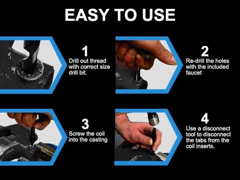 131 قطعة جردت الموضوع إعادة نكص إصلاح مجموعة متري M5 M6 M8 M10 M12 in Kuwait