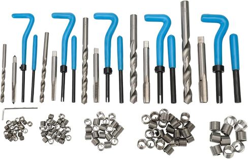 131 قطعة جردت الموضوع إعادة نكص إصلاح مجموعة متري M5 M6 M8 M10 M12 in Kuwait