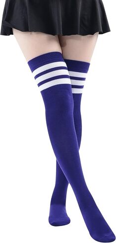 Women Extra Long Thigh High Socks, Knee High Stockings,Leg Warmers for Cosplay (1 Pair) in Kuwait