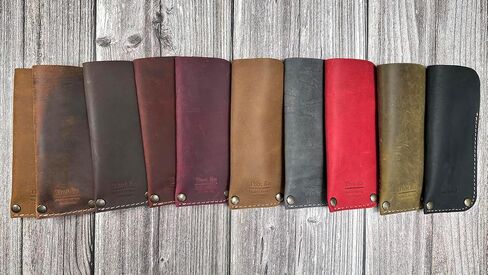 Glasses Holder for Belt Handmade Full Grain Leather Eyeglasses Case for Belt Rustic Style in Saudi Arabia