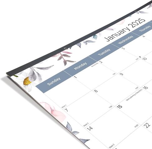 Blueline® 2025 Colorful Monthly Desk Pad Calendar, 12 Months, January to December, 22" x 17", Passion (C194113-25) in Kuwait