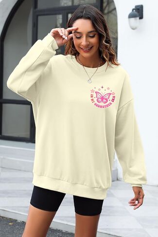 BANGELY In My Godmother Era Sweatshirt Women Funny Christian Sweater Godmother Proposal Gifts Casual Crewneck Long Sleeve Top in Saudi Arabia