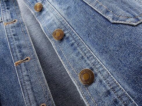 Women’s Collarless Long Sleeve Denim Jacket Round Neck Button Down Jean Jackets in Kuwait