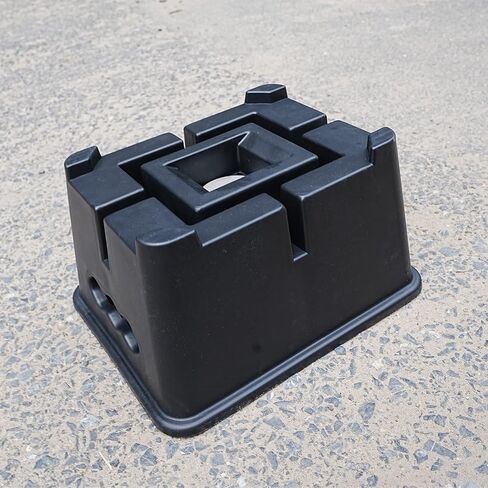 4 Pack Trailer Jack Block, Heavy Duty Camper Blocks RV Stabilizer Stands for Travel Trailers 5th Wheels and Any Tongue Jack, Post, Foot, or Stabilizer, Supports up to 16,000 lbs per Block in Saudi Arabia