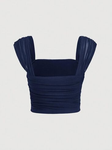 SOLY HUX Women's Square Neck Tank Tops Sleeveless Going Out Tops Double Lined Summer Basic Crop Tank Tops in Saudi Arabia