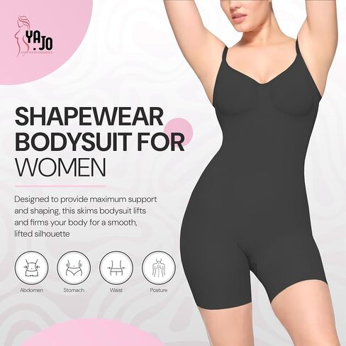 Women's Tummy Control Slimming Shapewear Bodysuit, Seamless Butt Lifting, Breathable, Sculpting Snatched Waist bodysuit in Saudi Arabia