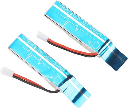 SUNGOOYUE RC Helicopter Lithium Battery with Charger, 3.7V 520mAh 30C Battery Helicopter Spare Parts for Wltoys XK K110S Remote Control Helicopter in Saudi Arabia