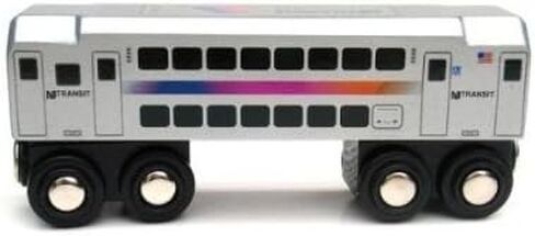 MUNI PALS Munipals New Jersey Transit Wooden Railway ALP-46 قاطرة لعبة قطار خشبية آمنة للأطفال ومختبرة in Kuwait