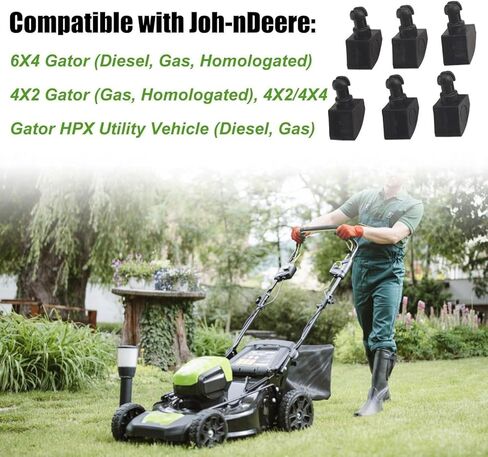 مجموعة أزرار القابض الدافعة E-AM136805 من KitchenKipper متوافقة مع سيارة John Deere Gator CS CX TS XUV 620i 625i 650D، تحل محل AM134019 AM136805 in Kuwait