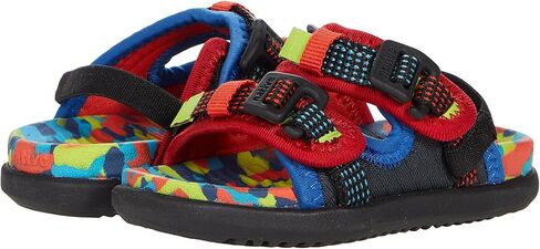 أحذية Native Shoes للجنسين ديفيس مُعاد استخدامها للأطفال الصغار - جزء علوي ونعل داخلي من نسيج جريء بألوان قوس قزح، نعل خارجي صناعي in Kuwait