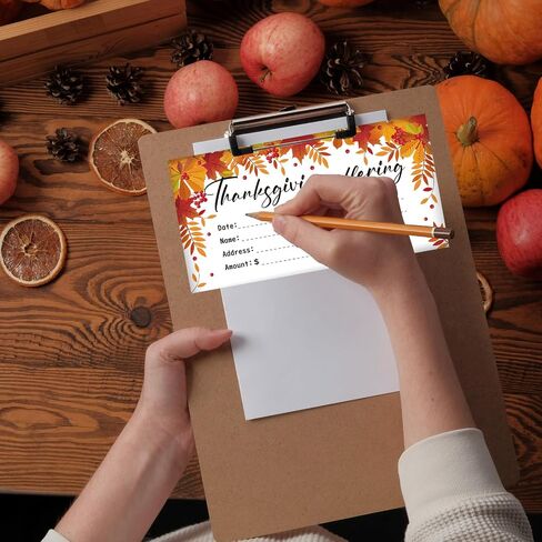 Qilery 300 Pcs Thanksgiving Church Offering Envelopes Church Supplies 6 x 3.15 Inches Tithes and Offering Envelopes for Church Autumn Leaves Business Mailing Envelopes for Church Donations Occasions in Saudi Arabia