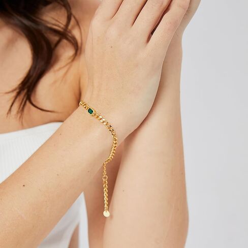 Cross Bracelet for Women 18K Gold Plated Cuban Chain Link Bracelet Gold Bracelet for Women Confirmation Gifts for Girls in Kuwait