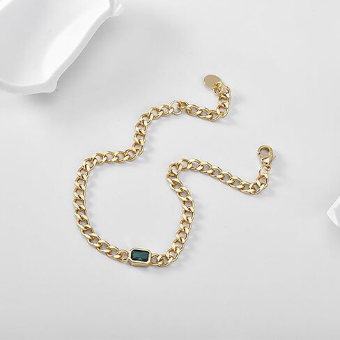 Cross Bracelet for Women 18K Gold Plated Cuban Chain Link Bracelet Gold Bracelet for Women Confirmation Gifts for Girls in Kuwait