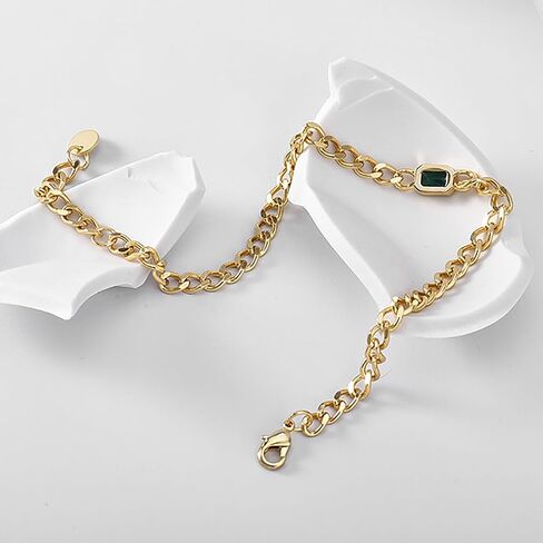 Cross Bracelet for Women 18K Gold Plated Cuban Chain Link Bracelet Gold Bracelet for Women Confirmation Gifts for Girls in Kuwait