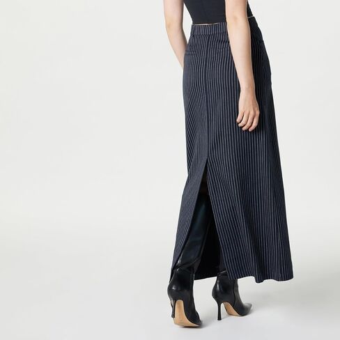The Drop Women's Denis Woven Long Column Skirt in Saudi Arabia