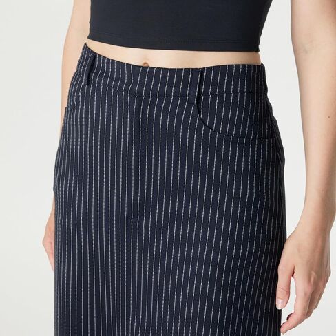 The Drop Women's Denis Woven Long Column Skirt in Saudi Arabia