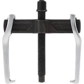 4 Inch CR-V 2-Jaw Gear Puller, Adjustable Bearing Puller Gears, Reversible Removal Tool for External Internal Pulling, Single Hook Two Claws Puller Tool Separate Lifting Device