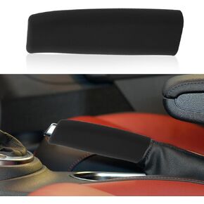 Car Handbrake Cover, Silicone Handle Grip Protector, Anti-Scratch Brake Parking Decorative Hood, Comfortable Brake Covers for Car Brake Levers, Universal for Most Cars (Black)