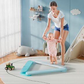 BlueWood Balance Beam for Kids 3-5, Toddler Sensory Wooden Balance Montessori Toys and Stepping Stones, Build Coordination Gymnastics Obstacle Motor Skill for Kid