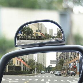 Blind Spot Car Rearview Stick on Mirror,Blindspot Convex Side Eye Mirrors for Trucks,Car Concave Mirroraid Gadgets,Automotive Body Parts Exterior Rear View Glass Mirror Accessories(1PCS)