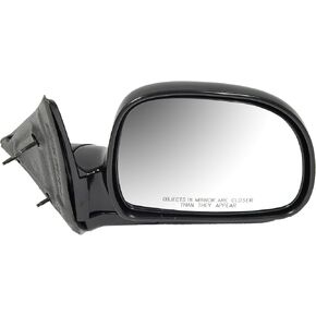 Dorman 955-305 Driver Side Manual Door Mirror - Folding Compatible with Select Models, Black
