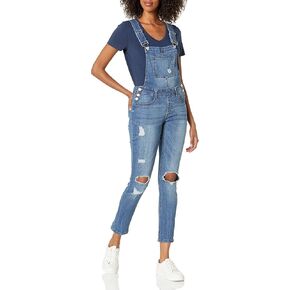 dollhouse womens Cuffed Skinny Overall