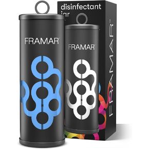 FRAMAR Disinfectant Jar For Salon - Barber Disinfectant Jar, Spa Jar, Disinfecting Jar, Barber Jar, Hair Disinfectant Liquid, Salon Disinfectant Jar, Desinfectante Jar, Barber Accessories – Matte