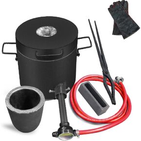 VICSEC 10KG Propane Melting Furnace,Gold Melting Furnace,Metal Casting Kit,Gold Plating Kit,Metal Casting Machines,Gold Smelting Kit