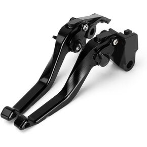Motorcycle Short Brake Clutch Levers Compatible with Suzuki GSXR 600 GSXR 750 2006-2022 GSX-R 1000/R 2009-2022 | Front Shorter Levers Handles GSX-R 600/750/1000 Accessories (Silver)
