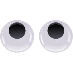 2 Pcs 150mm Giant Wiggle Googly Eyes Glow in The Dark Eyes Stickers Large Plastic Wiggly Eyes Extra Large Craft Eyes with Self Adhesive Christmas Ornaments