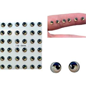 138-5 18 paiers in Brown, Adhesive or Self-Adhesive 3D Resin Eyes, 5mm Wide, for use with Clay, Cold Porcelain, Sculpture, Polymer Clay, EVA, Felt, Fabric, Plaster, Paper, Ceramics and More