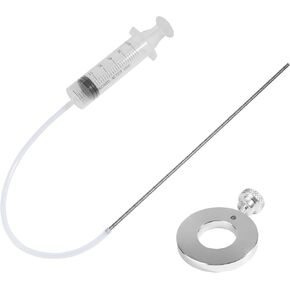 RACOONA Fork Oil Level Tool,Motorcycle Tools,Car Accessories Fork Oil Tool Kit,Fork Oil Level Gauge With Adjustable Ring,Used to Add or Remove Oils from Engines,Transmissions,Turbos,Differentials