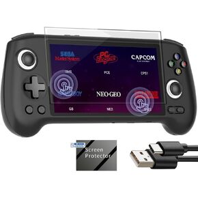 RG556 Retro Handheld Game Android 13,rg 556 Handheld Game with 5.48 inch Touch OLED Screen RG556 Supports DP and WiFi Bluetooth has Hall Rocker Battery 5500mAh
