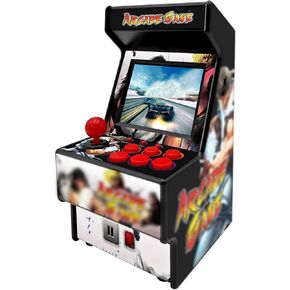 Mini Arcade Games Machine - 156 Retro Games Console Playable - 2.8 Inch Screen Handheld Gaming Device Support AV Output - Electronic Birthday Xmas Gift for Kids Adults (Blue)