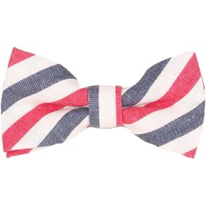 Flairs New York Little Gentleman's Kids Bow Tie (Red White Blue [Baber Pole])