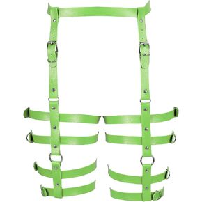 Women's Body Harness Punk Fashion Leather Garter Belt Waist Belt Halloween Club Festival Garter Dance Garter Costum