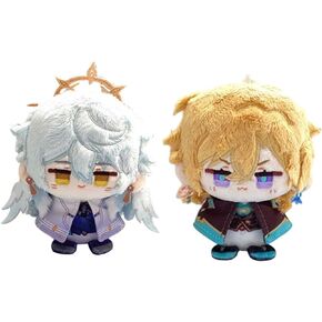 CALEMBOU Anime Plush Keychain 2Pcs- Sunday and Aventurine